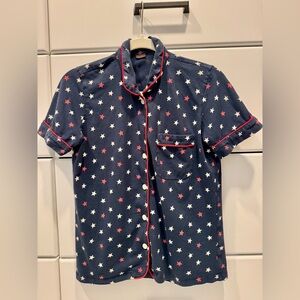 J.Crew Star print women’s pajamas set size XS